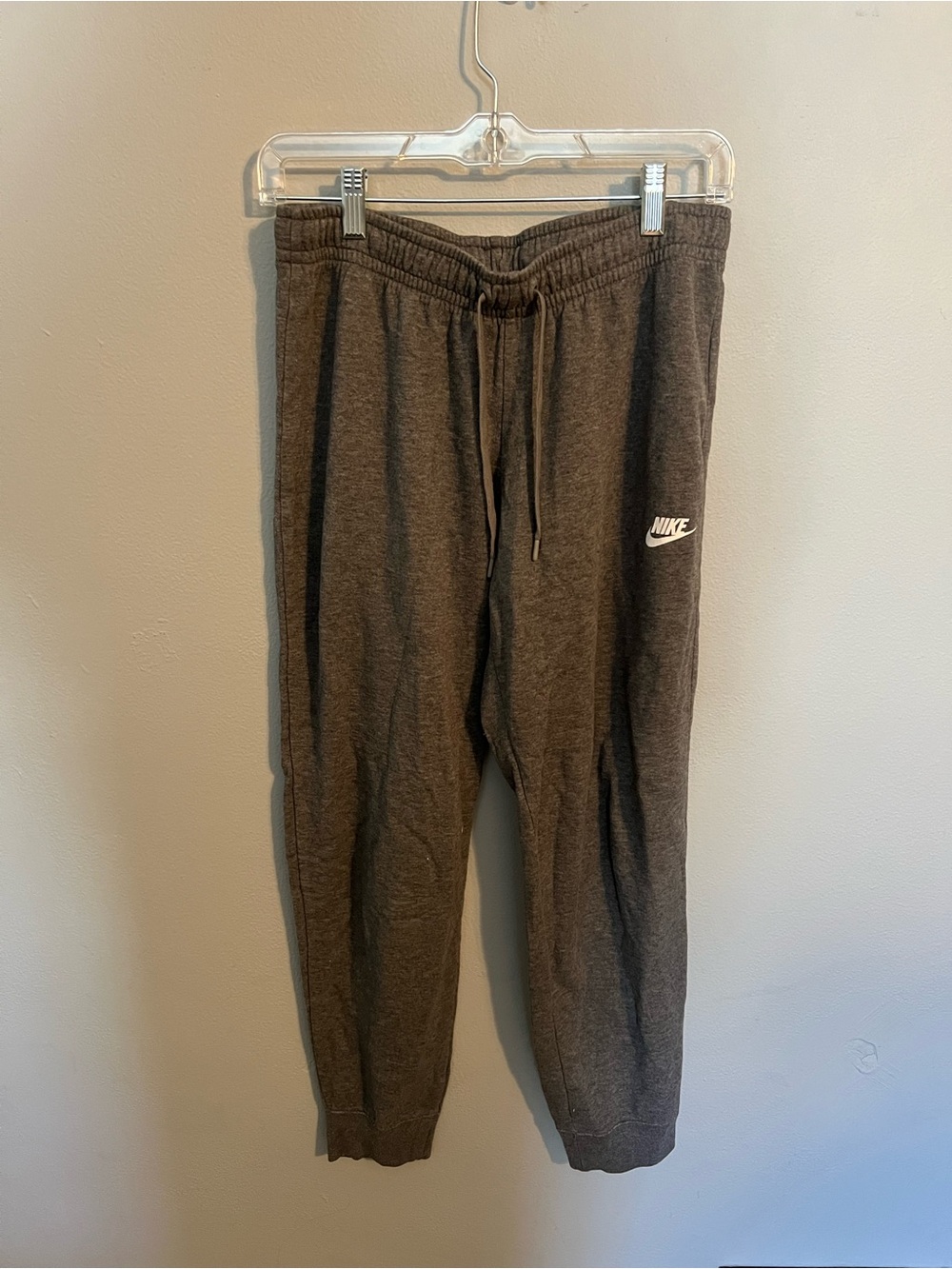 Nike Women's Charcoal Gray Drawstring Joggers